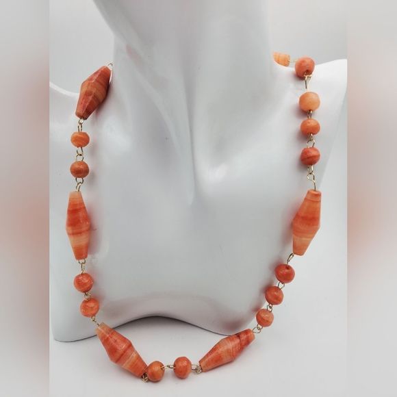 Jewelry - Beaded sunset lantern‎ necklace 😍 N1035